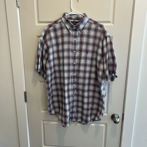 Vintage Ralph Lauren Blake Men’s XL Multicolor Plaid Short Sleeve Button Down